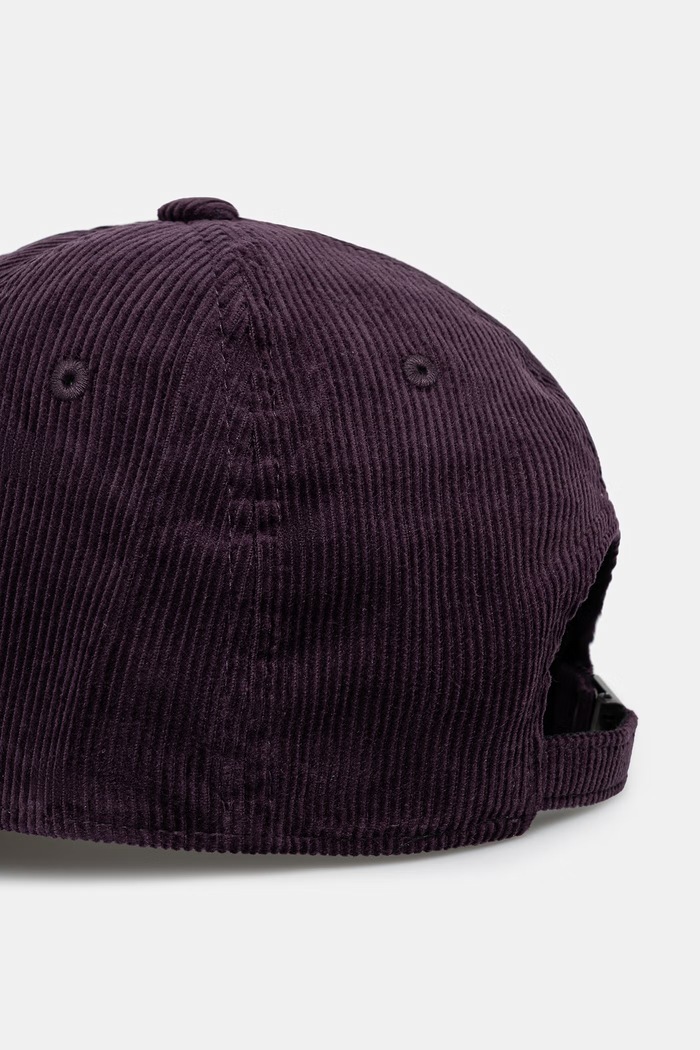 Αξεσουάρ Carhartt WIP Harlem Cap καπέλο μπέιζμπολ κοτλέ Ανδρικό I036729.3MFXX μωβ