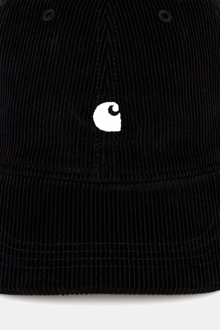 Carhartt WIP Harlem Cap καπέλο μπέιζμπολ κοτλέ Ανδρικό I036729.K02XX μαύρο SS26
