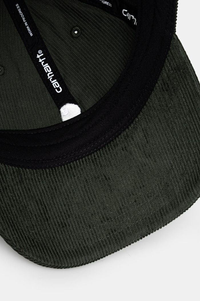Carhartt WIP Harlem Cap καπέλο με γείσο κοτλέ Ανδρικό πράσινο I036729.3DEXX