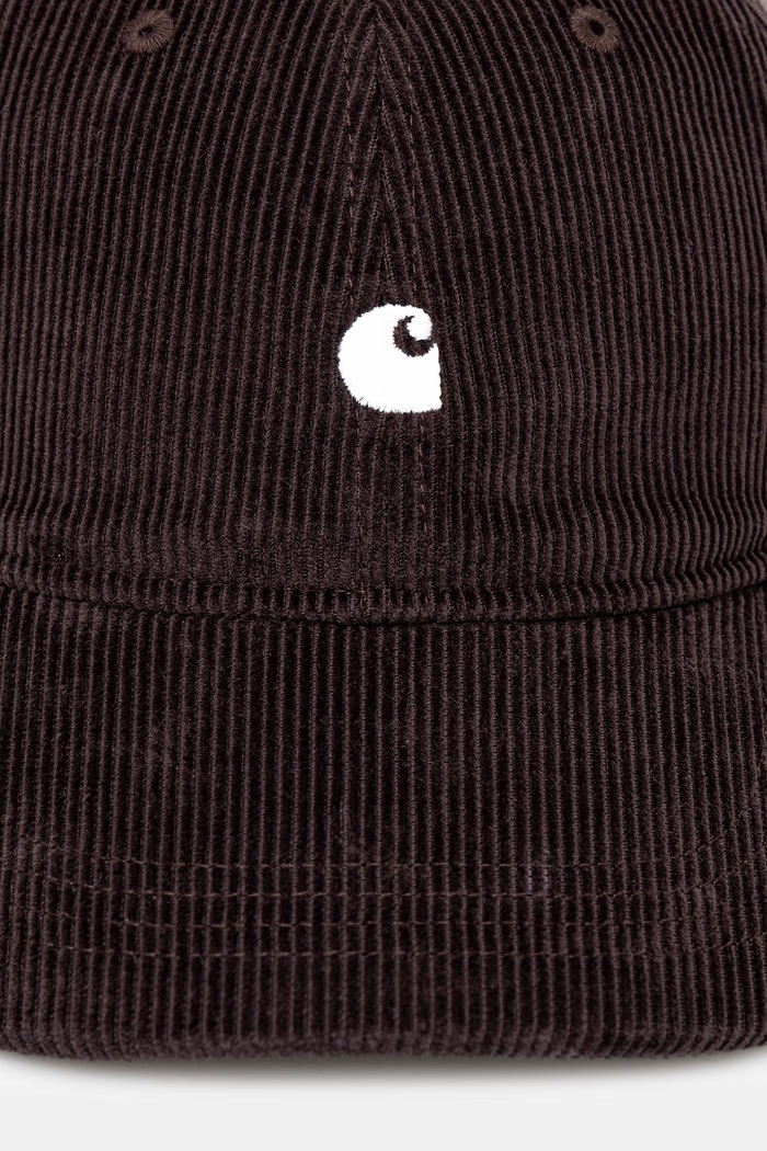 Carhartt WIP Harlem Cap καπέλο μπέιζμπολ κοτλέ Ανδρικό I036729.3M6XX καφέ SS26
