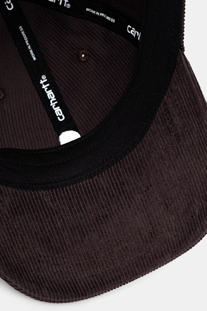Carhartt WIP Harlem Cap καπέλο μπέιζμπολ κοτλέ Ανδρικό καφέ I036729.3M6XX