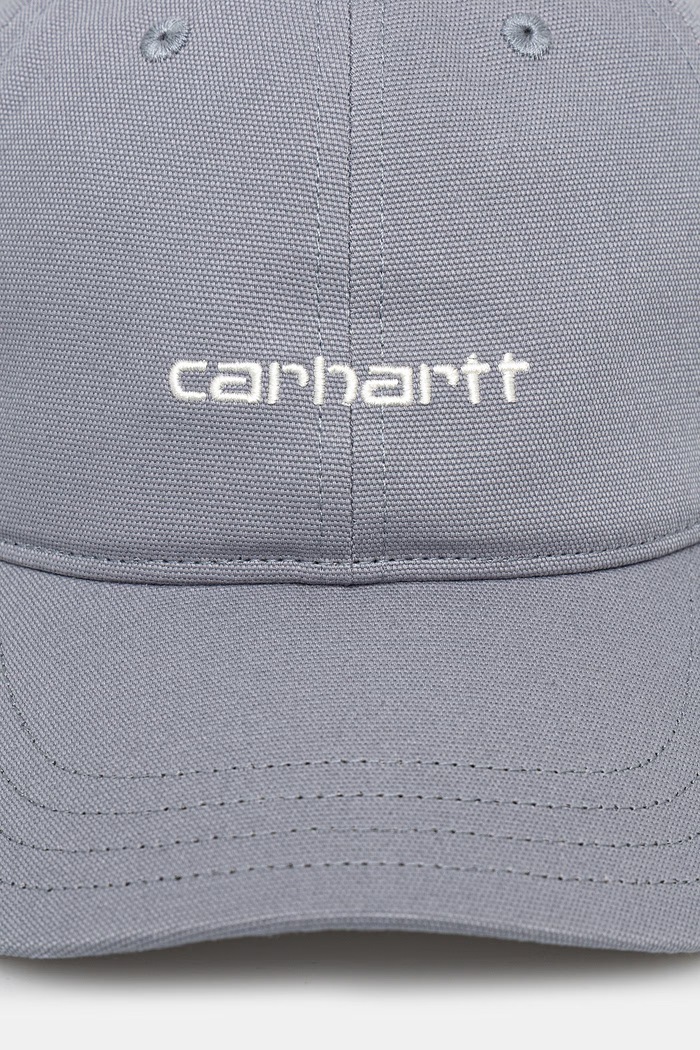 Carhartt WIP Canvas Script Cap καπέλο μπέιζμπολ βαμβακερό ανδρικό I028876.1SFXX μπλε SS26