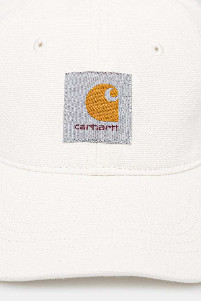 Carhartt WIP Canvas Cap καπέλο μπέιζμπολ βαμβακερό Ανδρικό I036654.D606 μπεζ SS26