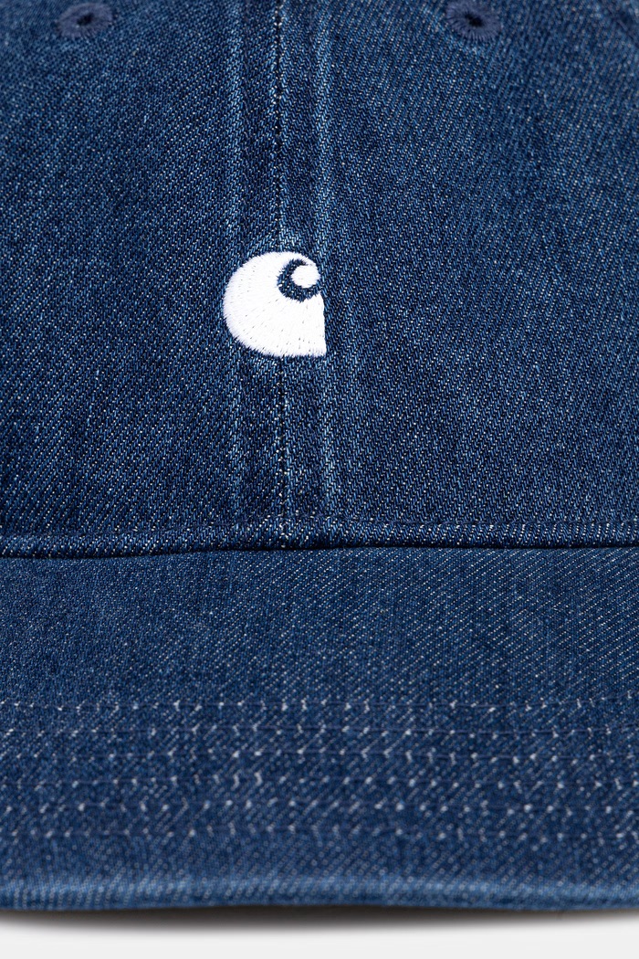 Carhartt WIP Lucas Cap καπέλο με γείσο βαμβακερό Ανδρικό I036364.106 μπλε SS26