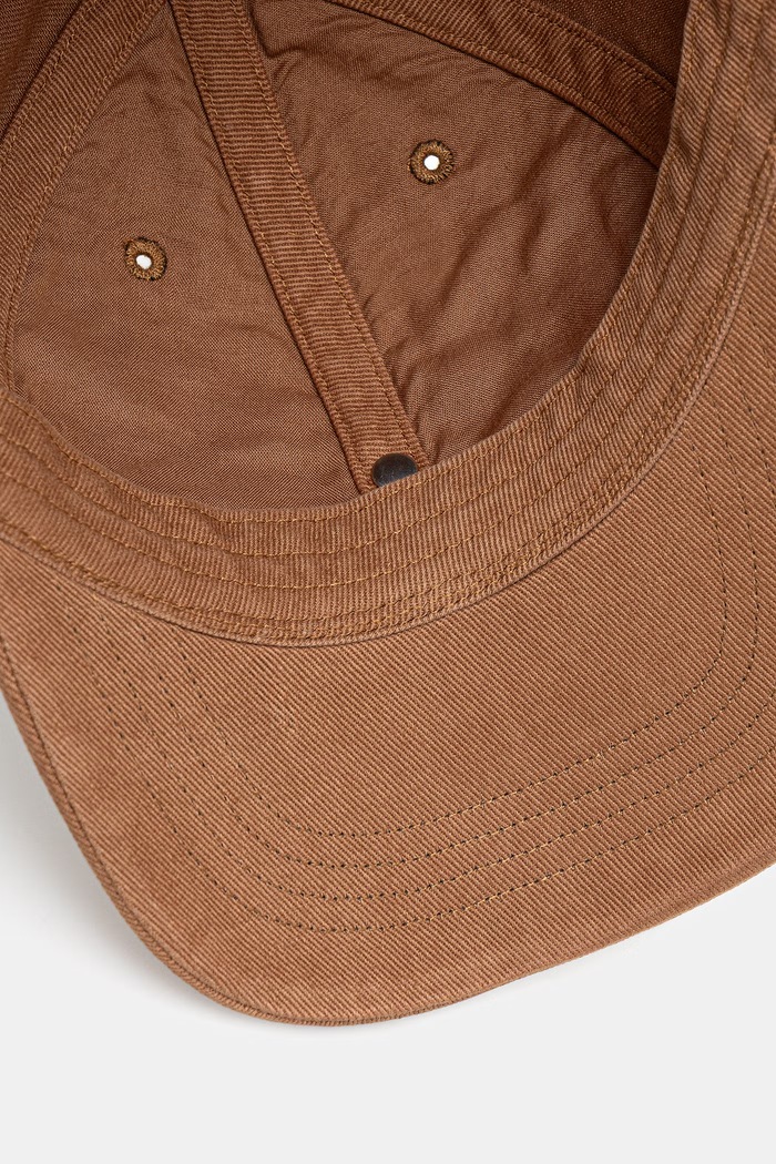 Carhartt WIP Heart Metal Cap καπέλο μπέιζμπολ βαμβακερό ανδρικό καφέ I036302.3QGXX