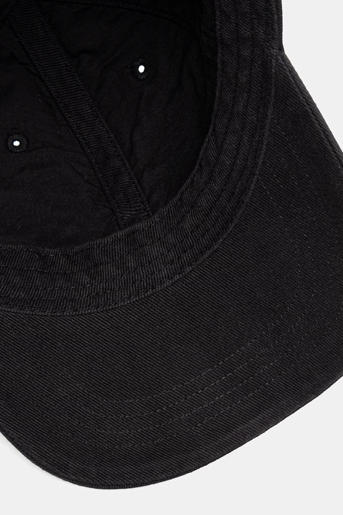 Carhartt WIP Heart Metal Cap καπέλο μπέιζμπολ βαμβακερό ανδρικό μαύρο I036302.0M4XX