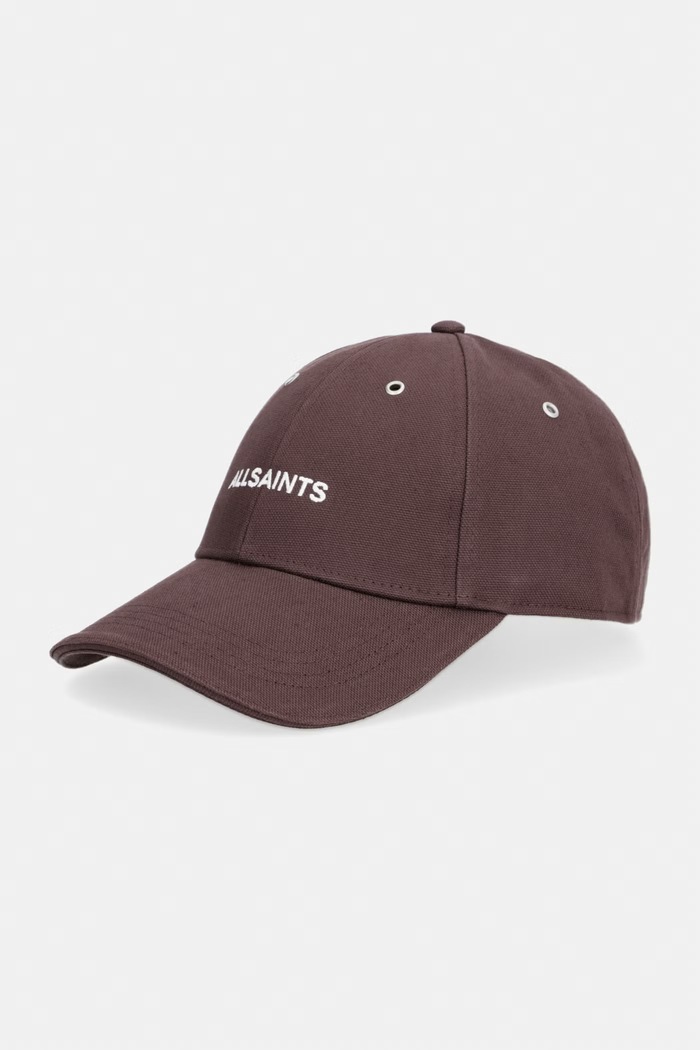 AllSaints baseball cap pentru bărbați, din bumbac maro 29M014XE