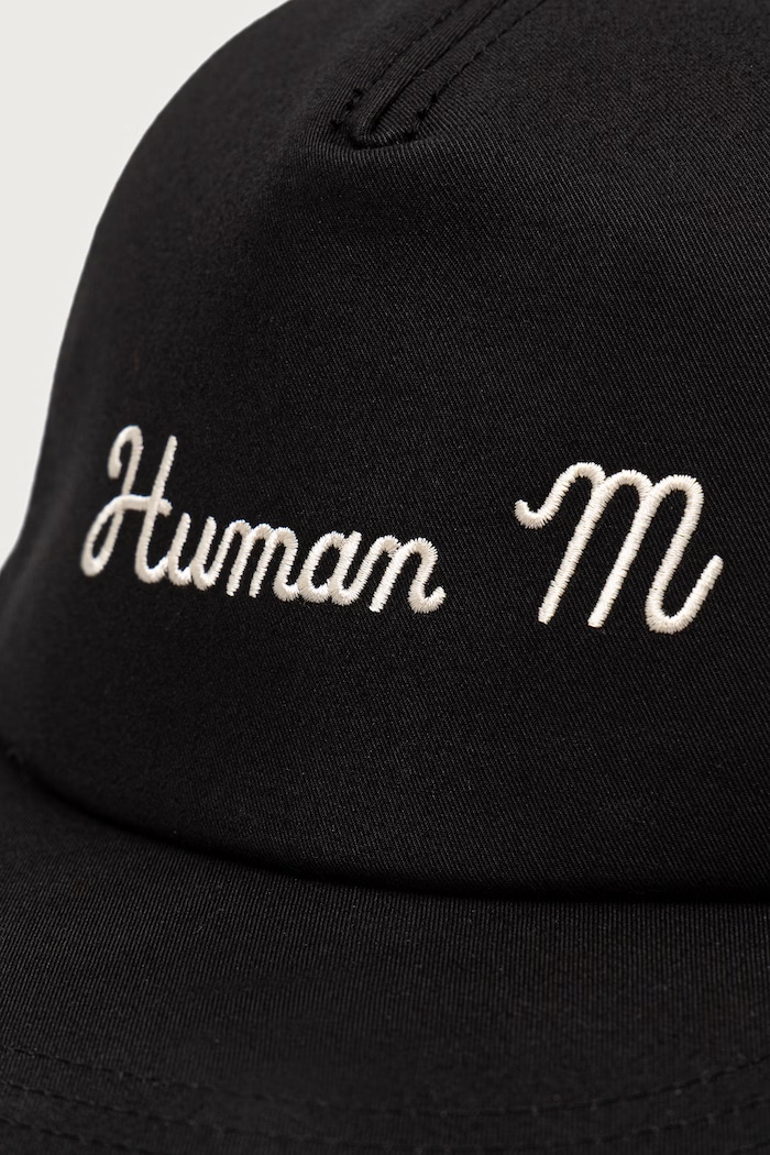 Human Made Czapka z daszkiem bawełniana męska HM31GD017 czarny SS26
