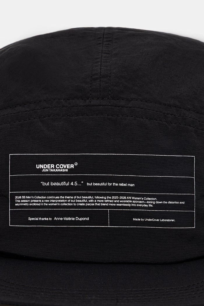 Undercover czapka z daszkiem męska UC1F4H05 czarny SS26