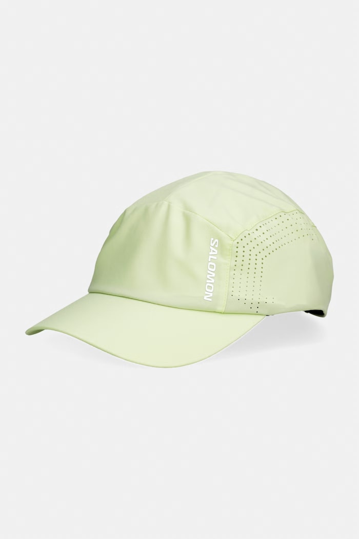 Salomon czapka z daszkiem nadruk zielony LC2764700