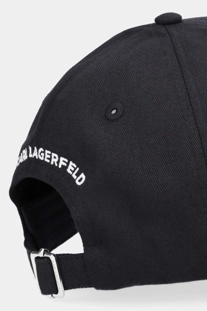 Doplnky Bavlnená šiltovka Karl Lagerfeld IKON B1W33018 čierna