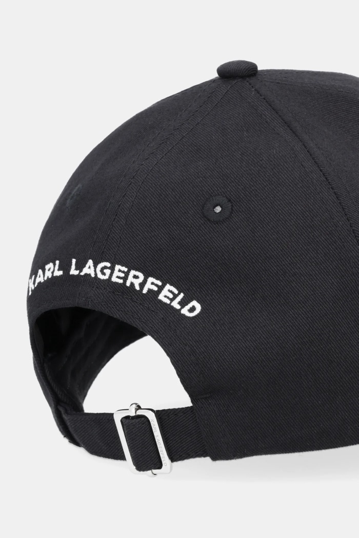 Doplnky Bavlnená šiltovka Karl Lagerfeld IKON B1W33019 čierna