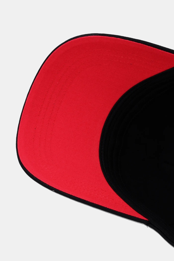 Karl Lagerfeld șapcă de baseball din bumbac IKON negru B1W33096