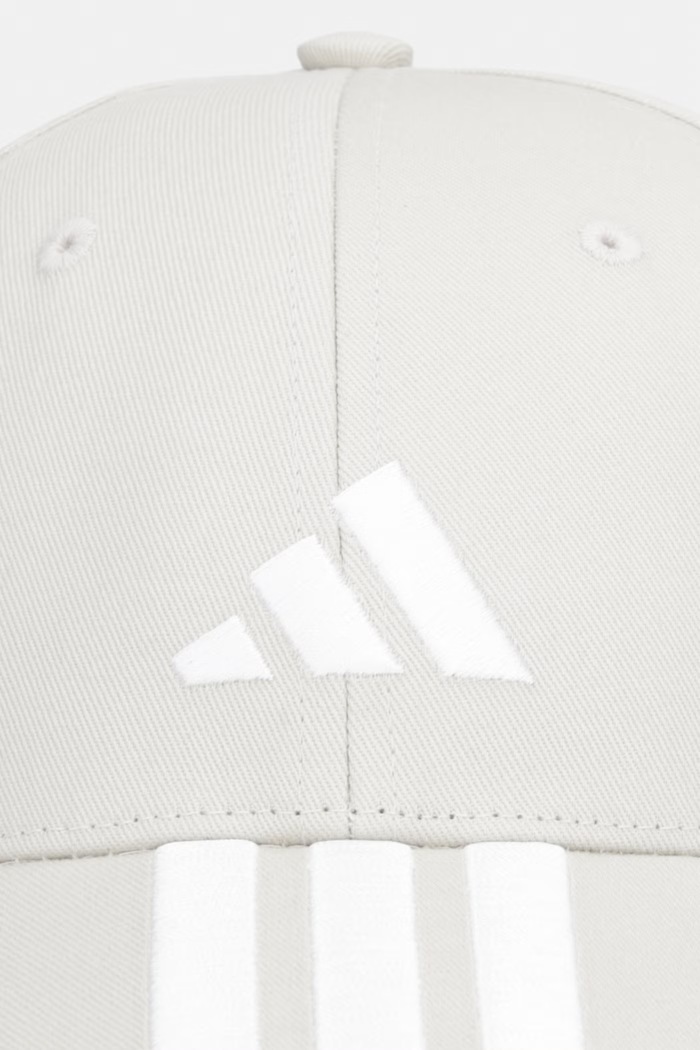 adidas czapka z daszkiem bawełniana Bball JW6036 beżowy SS26