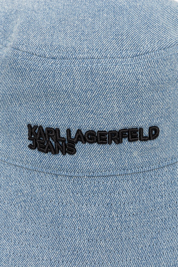 Doplnky Bavlnený klobúk Karl Lagerfeld Jeans B1W33056 modrá