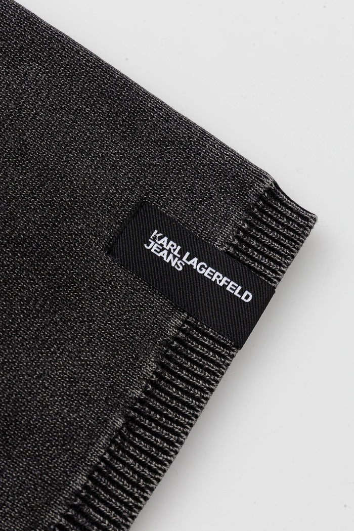 Bavlnená čiapka Karl Lagerfeld Jeans B1M33093 čierna SS26