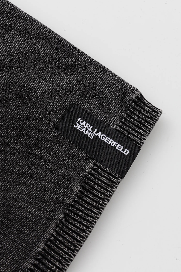 Bavlnená čiapka Karl Lagerfeld Jeans B1M33093 čierna SS26