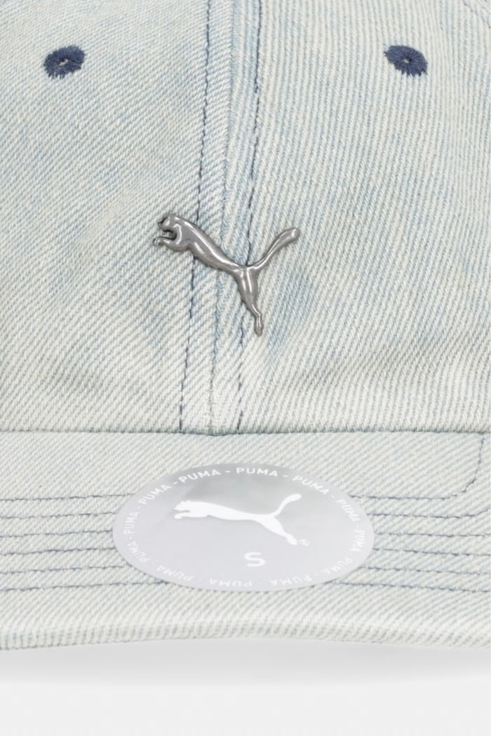 Puma bejzbalová čiapka rifľová Wardrobe Essential 025968 modrá SS26