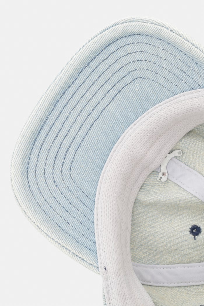 Puma bejzbalová čiapka rifľová Wardrobe Essential modrá 025968