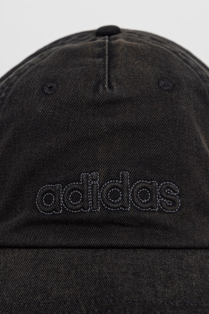 adidas șapcă de bumbac KB2105 negru SS26