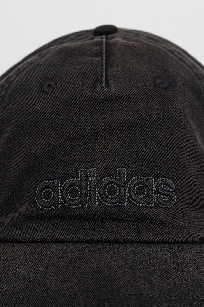 adidas șapcă de bumbac KB2105 negru SS26