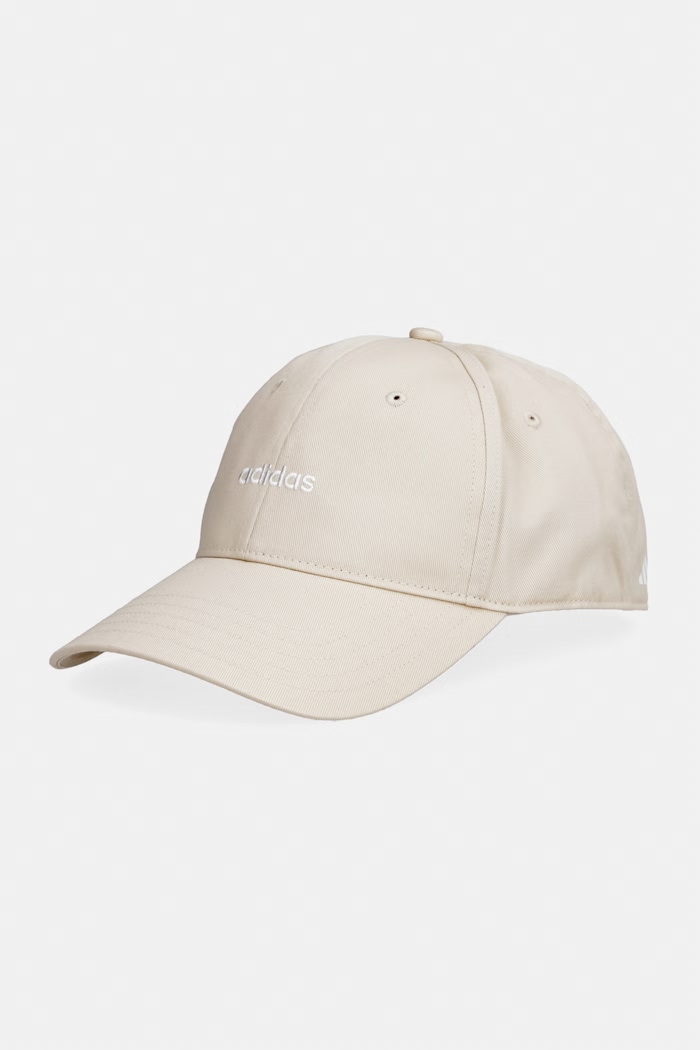 adidas czapka z daszkiem bawełniana bawełna beżowy KD2108