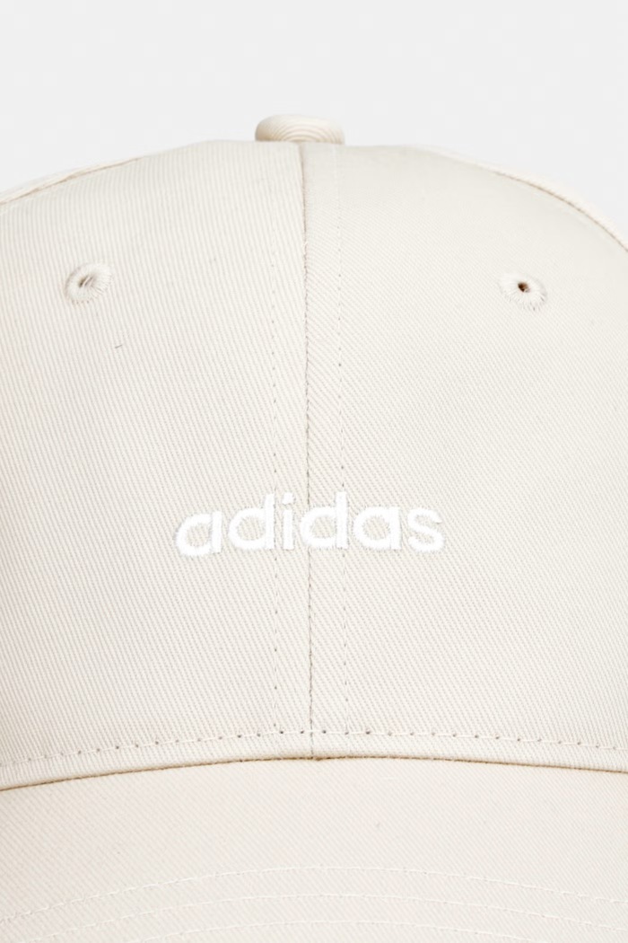 adidas czapka z daszkiem bawełniana KD2108 beżowy SS26