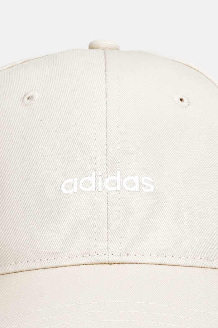 adidas czapka z daszkiem bawełniana KD2108 beżowy SS26