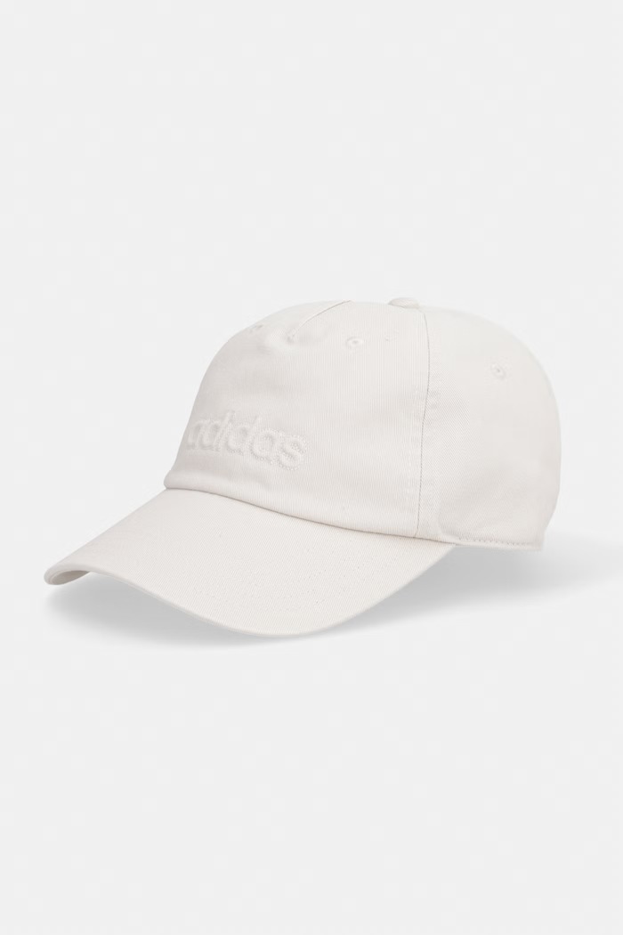Bavlnená šiltovka adidas nášivka béžová KE8264