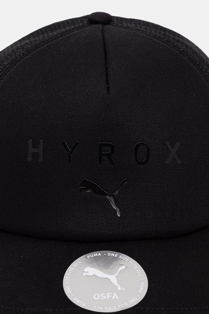 Puma czapka z daszkiem Trucker HYROX 026356 czarny SS26