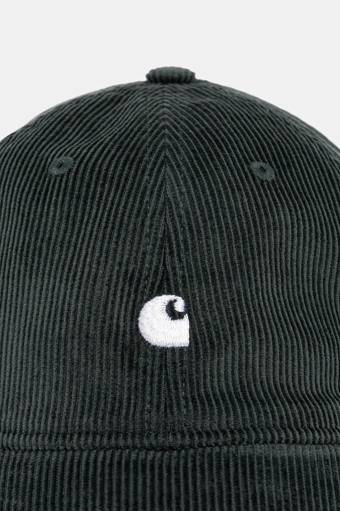 Κοτλέ καπέλο μπέιζμπολ Carhartt WIP Harlem Cap I036729.3T3XX πράσινο SS26