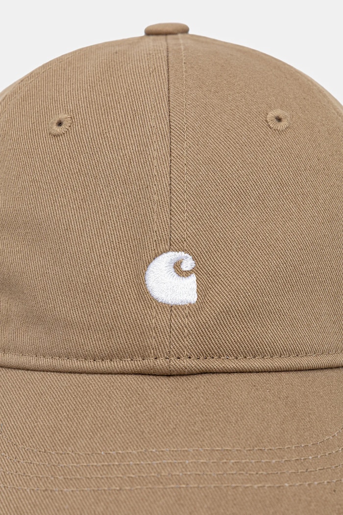 Βαμβακερό καπέλο του μπέιζμπολ Carhartt WIP Madison Logo Cap I036730.1Q5XX καφέ SS26