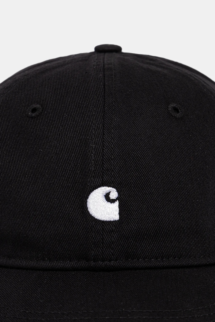 Pamučna kapa sa šiltom Carhartt WIP Madison Logo Cap I036730.3AAXX crna SS26