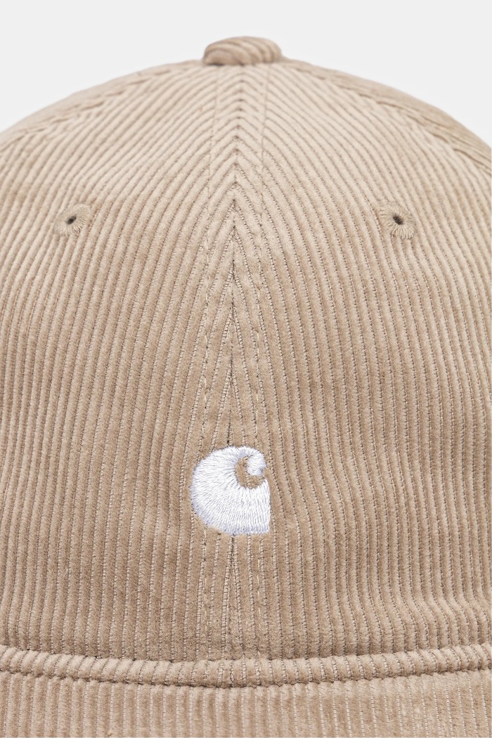 Хлопковая кепка Carhartt WIP Harlem Cap I036729.11DXX бежевый SS26