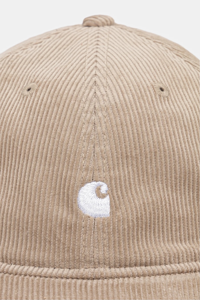 Хлопковая кепка Carhartt WIP Harlem Cap I036729.11DXX бежевый SS26