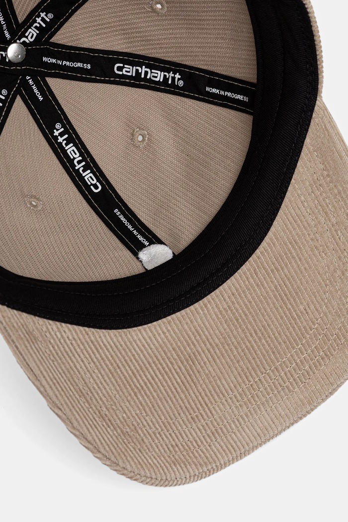 Хлопковая кепка Carhartt WIP Harlem Cap бежевый I036729.11DXX