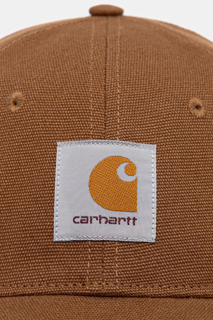 Pamučna kapa sa šiltom Carhartt WIP Canvas Cap I036653.HZXX smeđa SS26