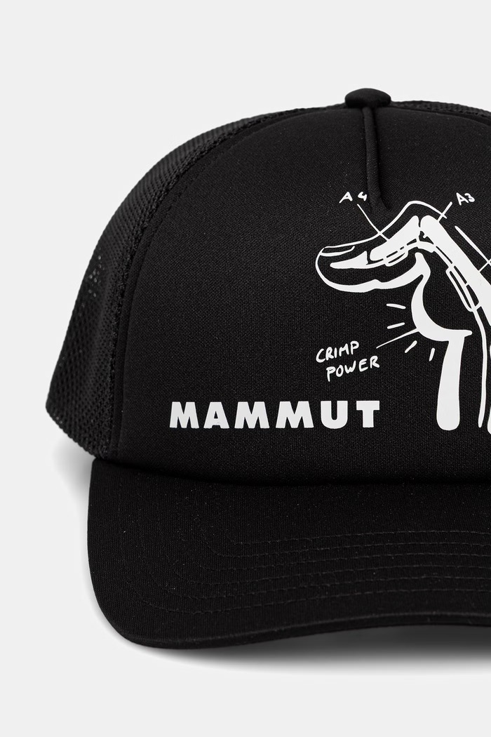 Mammut шапка trucker Crag 1191.01245 черен SS26