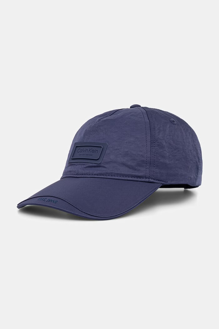 Calvin Klein Καπέλο με γείσο σκούρο μπλε LV04D5087G