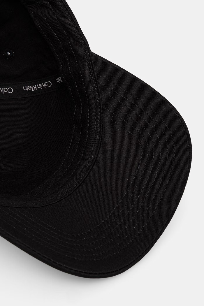 Calvin Klein baseballová čepice bavlněná černá LV04D5103G