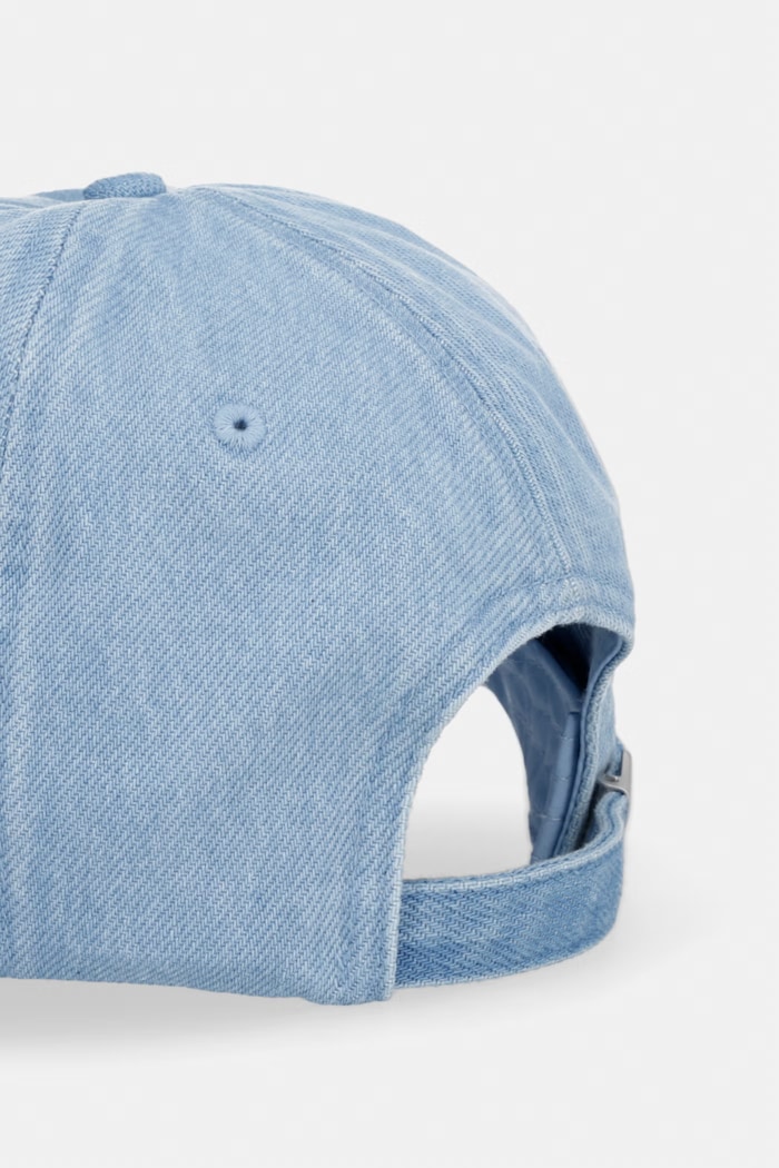 Doplnky Calvin Klein bejzbalová čiapka bavlnená LV04D5117G modrá