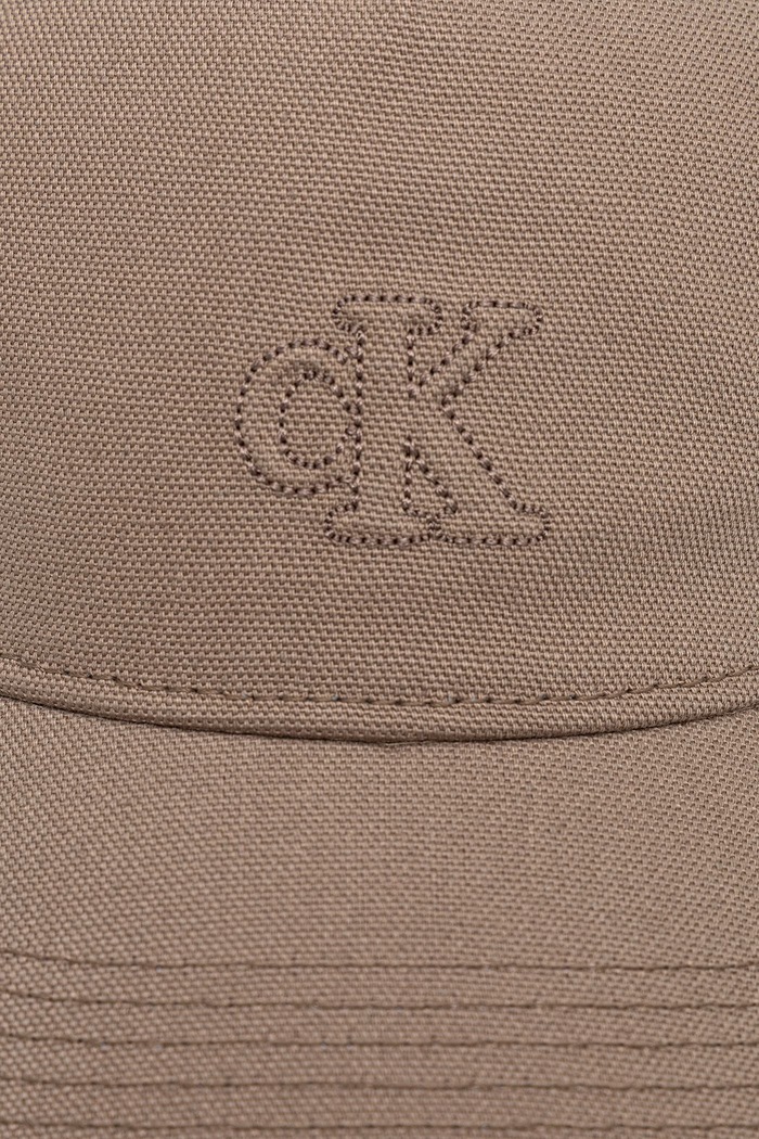 Calvin Klein baseballová čepice bavlněná LV04F5061G hnědá SS26