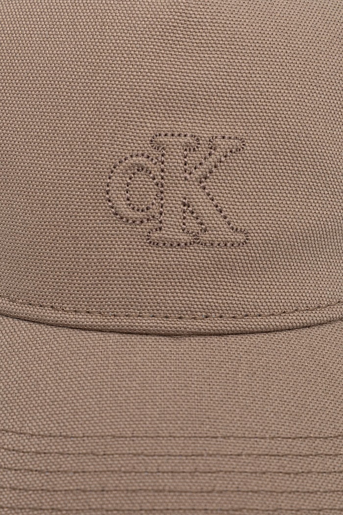 Calvin Klein baseballová čepice bavlněná LV04F5061G hnědá SS26