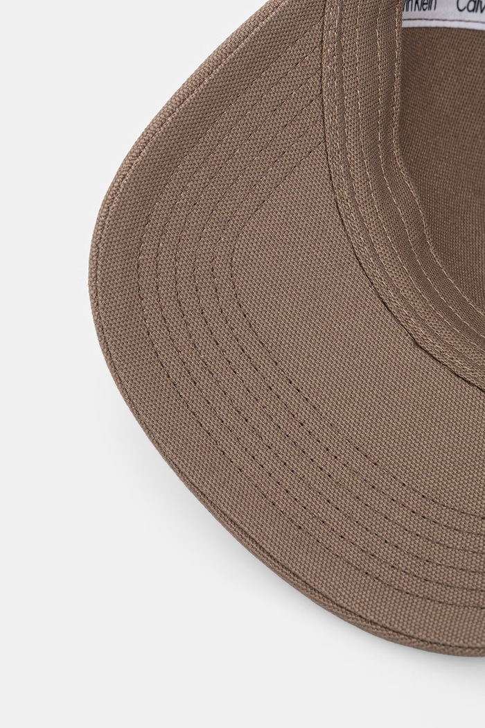 Calvin Klein baseballová čepice bavlněná hnědá LV04F5061G
