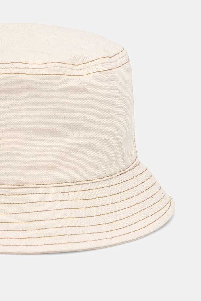 Doplňky Calvin Klein klobouk bucket bavlněný LV04F5062G béžová
