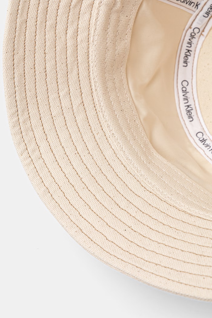 Calvin Klein klobouk bucket bavlněný béžová LV04F5062G