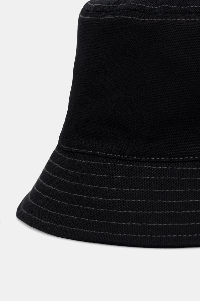Αξεσουάρ Calvin Klein καπέλο bucket βαμβακερό LV04F5062G μαύρο