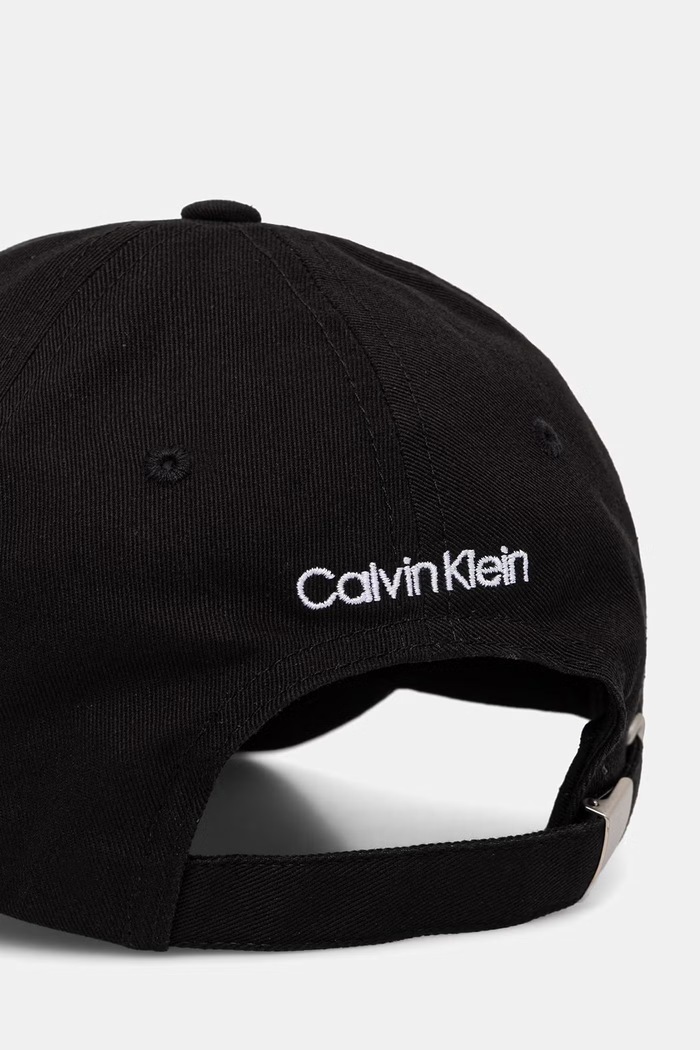 Doplňky Calvin Klein kšiltovka bavlněná LV04F5064G černá