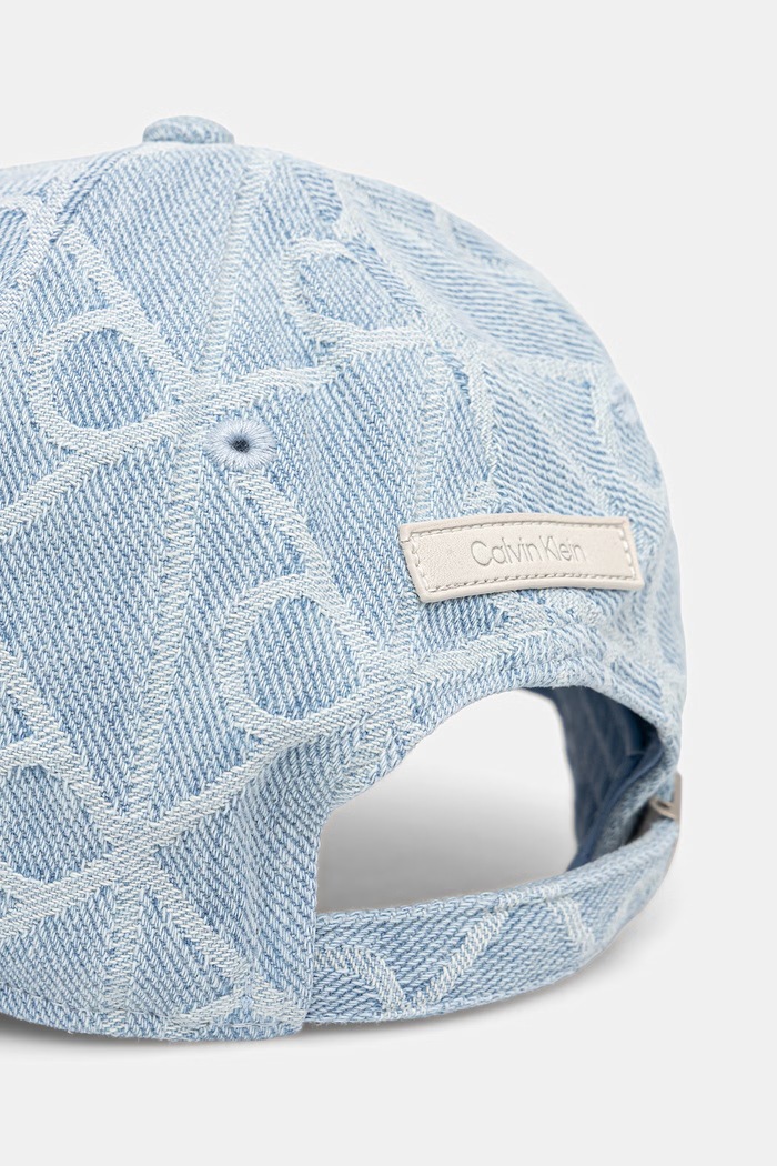 Αξεσουάρ Calvin Klein καπέλο με γείσο ντένιμ LV04F5069G μπλε