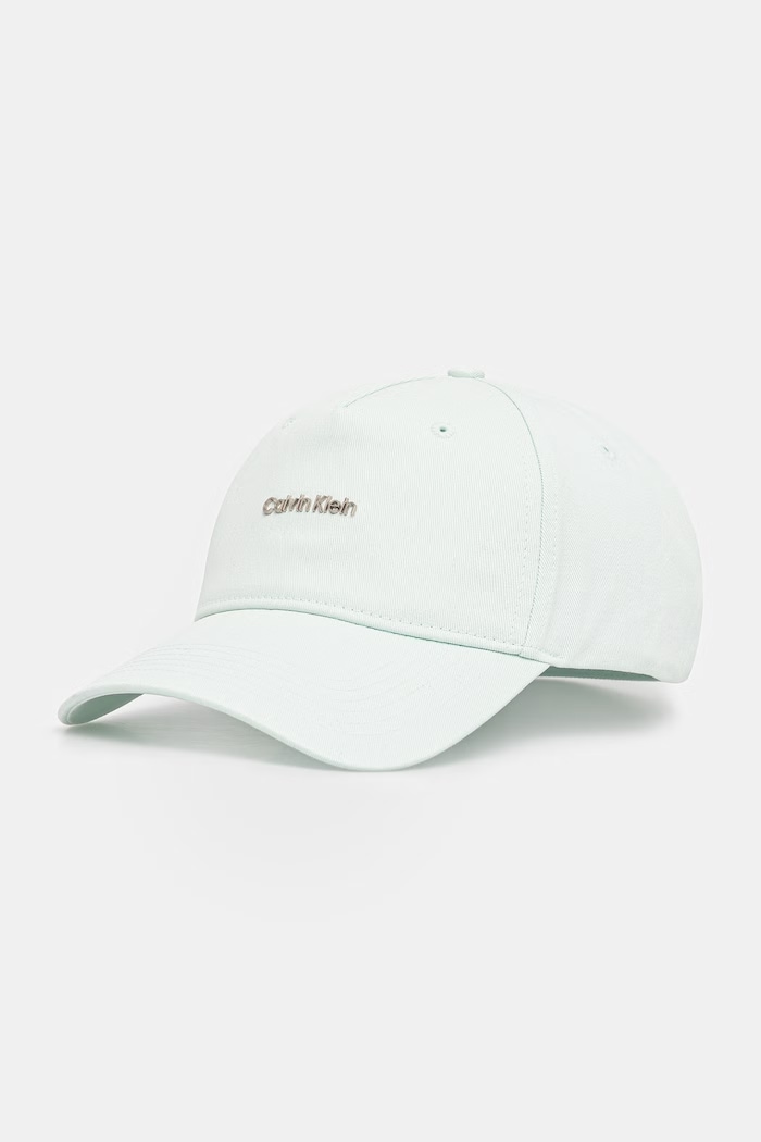 Calvin Klein baseball sapka pamut türkiz LV04F5072G